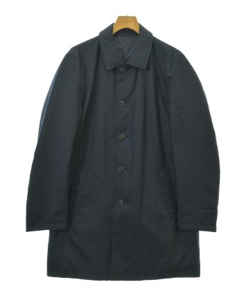 ジョルジオアルマーニ ステンカラーコート ブラック M ノーカラー イタリア製 GIORGIO ARMANI（ジョルジオアルマーニ）ステンカラーコート 紺 サイズ