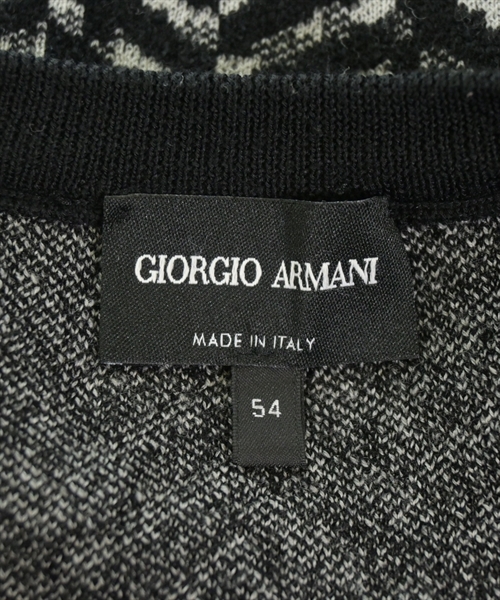 GIORGIO ARMANI（ジョルジオアルマーニ）ニット・セーター 黒 サイズ:54(XXL位) メンズ/2200613457088