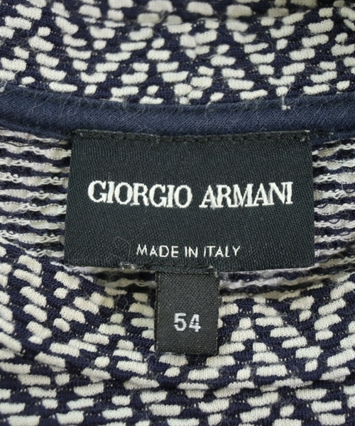 GIORGIO ARMANI（ジョルジオアルマーニ）Tシャツ・カットソー 紺 サイズ:54(XXL位) メンズ/2200613457149