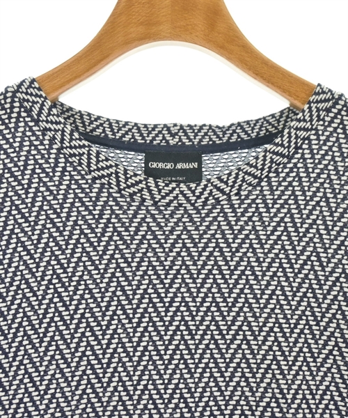 GIORGIO ARMANI（ジョルジオアルマーニ）Tシャツ・カットソー 紺 サイズ:54(XXL位) メンズ/2200613457149
