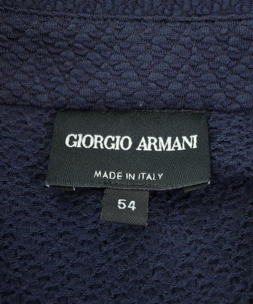 GIORGIO ARMANI（ジョルジオアルマーニ）ポロシャツ 紺 サイズ:54(XXL位) メンズ/2200613457163