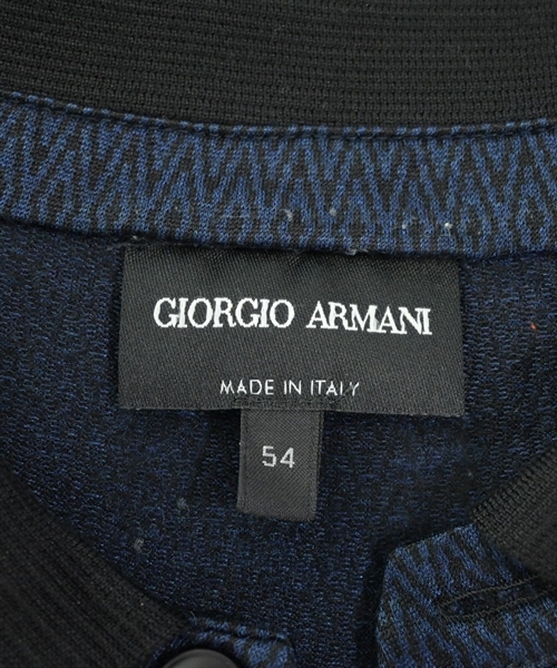 GIORGIO ARMANI（ジョルジオアルマーニ）ポロシャツ 青 サイズ:54(XXL位) メンズ/2200613457170