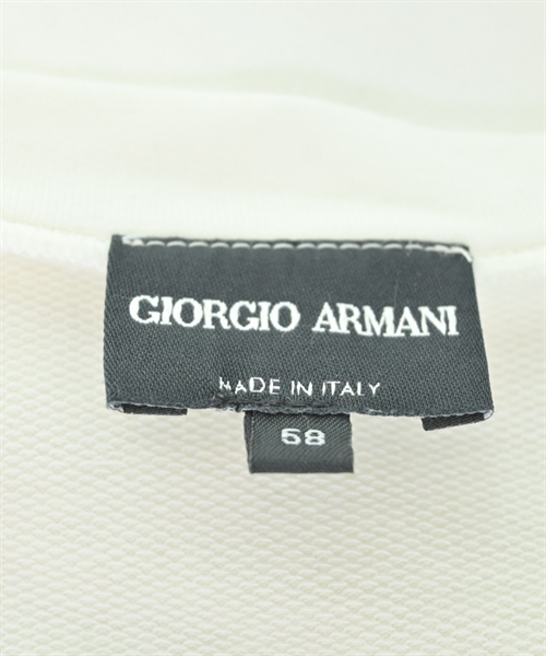 GIORGIO ARMANI（ジョルジオアルマーニ）ニット・セーター 白 サイズ:58(XXL位) メンズ/2200613457187