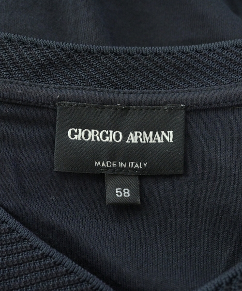 GIORGIO ARMANI（ジョルジオアルマーニ）Tシャツ・カットソー 紺 サイズ:58(XXL位) メンズ/2200613457194