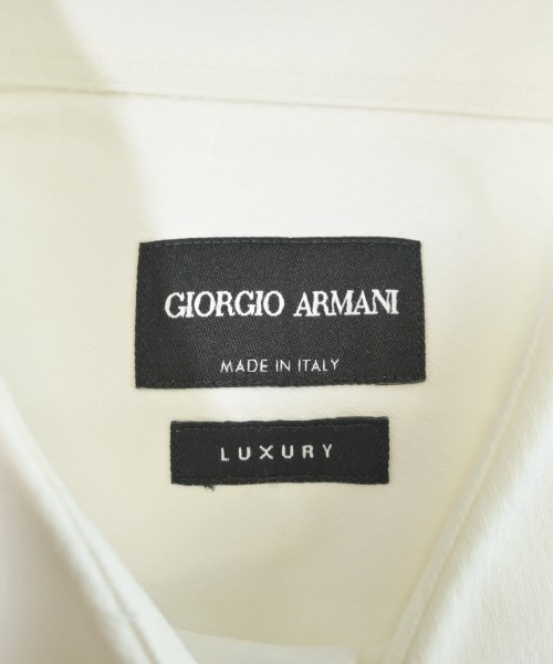 GIORGIO ARMANI（ジョルジオアルマーニ）カジュアルシャツ 白 サイズ:44(S位) メンズ/2200613457361