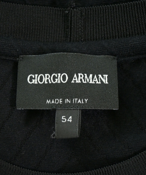 GIORGIO ARMANI（ジョルジオアルマーニ）Tシャツ・カットソー 黒 サイズ:24(XXL位) メンズ/2200613457378