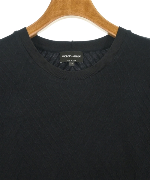 GIORGIO ARMANI（ジョルジオアルマーニ）Tシャツ・カットソー 黒 サイズ:24(XXL位) メンズ/2200613457378