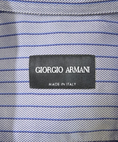 GIORGIO ARMANI（ジョルジオアルマーニ）カジュアルシャツ 青 サイズ:44(S位) メンズ/2200613457408