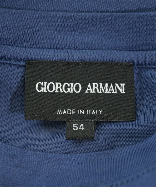 GIORGIO ARMANI（ジョルジオアルマーニ）Tシャツ・カットソー 紺 サイズ:54(XXL位) メンズ/2200613457460