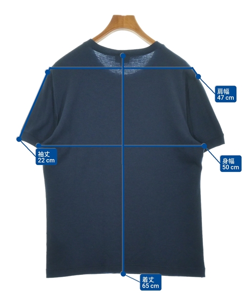 GIORGIO ARMANI（ジョルジオアルマーニ）Tシャツ・カットソー 紺 サイズ:54(XXL位) メンズ/2200613457484