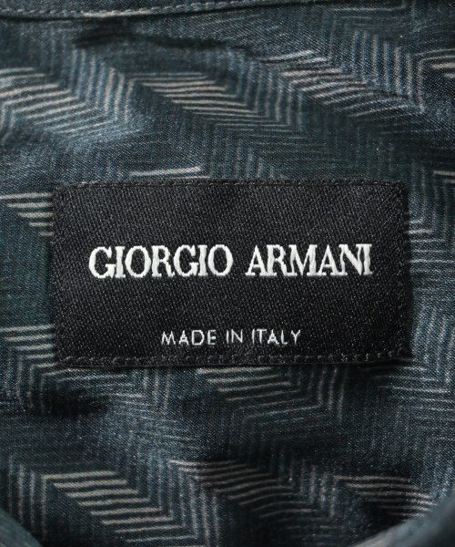 GIORGIO ARMANI（ジョルジオアルマーニ）カジュアルシャツ 青 サイズ:44(XL位) メンズ/2200613457552