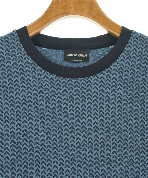 GIORGIO ARMANI（ジョルジオアルマーニ）Tシャツ・カットソー 青 サイズ:54(XXL位) メンズ/2200613457606