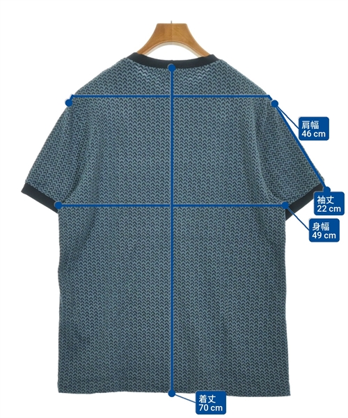 GIORGIO ARMANI（ジョルジオアルマーニ）Tシャツ・カットソー 青 サイズ:54(XXL位) メンズ/2200613457606