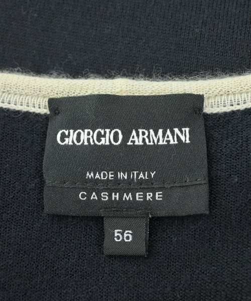 GIORGIO ARMANI（ジョルジオアルマーニ）ニット・セーター 紺 サイズ:56(XXL位) メンズ/2200613457705