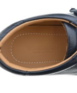 GIORGIO ARMANI（ジョルジオアルマーニ）スニーカー 黒 サイズ:6(25cm位) メンズ/2200613744058