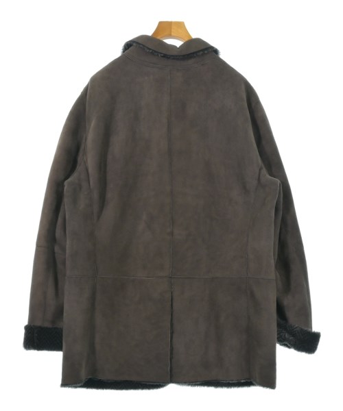 GIORGIO ARMANI（ジョルジオアルマーニ）ムートンコート 茶 サイズ:56(XXL位) メンズ/2200612660021
