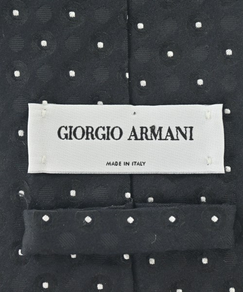 GIORGIO ARMANI（ジョルジオアルマーニ）ネクタイ 黒 サイズ:- メンズ/2200612660229