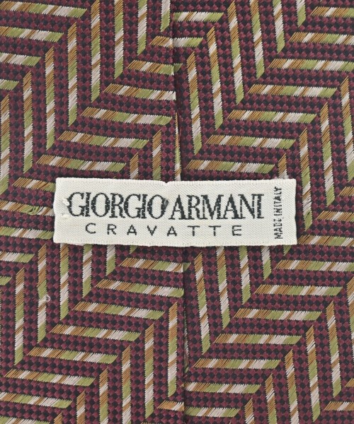 GIORGIO ARMANI（ジョルジオアルマーニ）ネクタイ 赤 サイズ:- メンズ/2200612660274