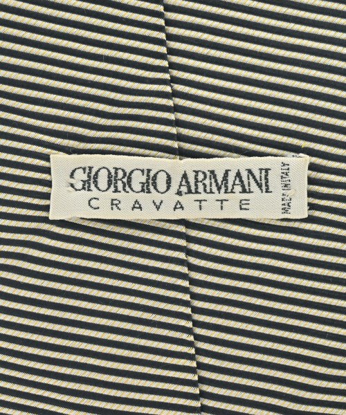 GIORGIO ARMANI（ジョルジオアルマーニ）ネクタイ 黒 サイズ:- メンズ/2200612660298