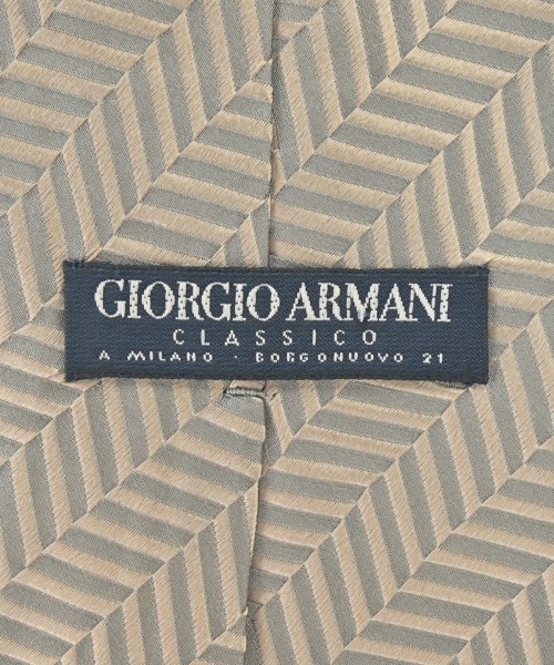 GIORGIO ARMANI（ジョルジオアルマーニ）ネクタイ グレー サイズ:- メンズ/2200612660328