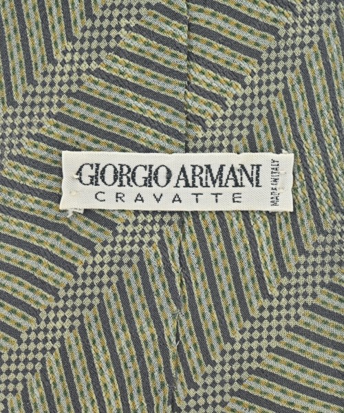 GIORGIO ARMANI（ジョルジオアルマーニ）ネクタイ 緑 サイズ:- メンズ/2200612660489