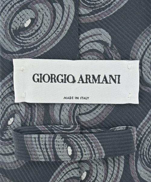 GIORGIO ARMANI（ジョルジオアルマーニ）ネクタイ 黒 サイズ:- メンズ/2200612660540