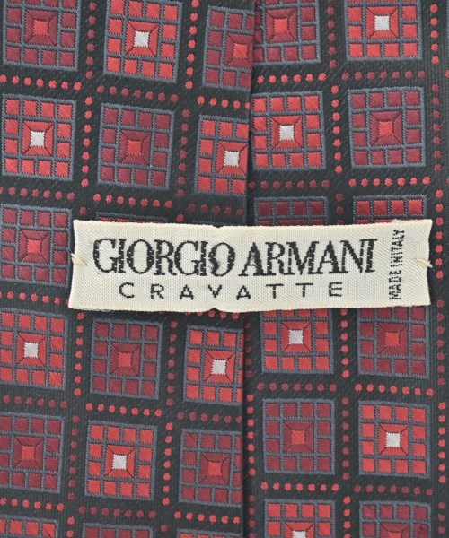 GIORGIO ARMANI（ジョルジオアルマーニ）ネクタイ 赤 サイズ:- メンズ/2200612660601