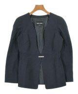 GIORGIO ARMANI（ジョルジオアルマーニ）ノーカラージャケット 紺 サイズ:40(M位) レディース/2200608405070