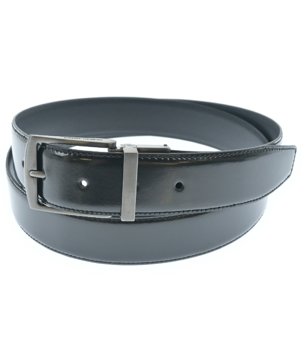 GIORGIO ARMANI ジョルジオアルマーニ メンズ ベルト 黒 GIORGIO ARMANI ジョルジオアルマーニ 未使用品 メンズベルト