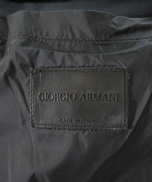 GIORGIO ARMANI（ジョルジオアルマーニ）カジュアルジャケット 黒 サイズ:44(S位) メンズ/2200673670014
