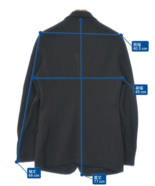 GIORGIO ARMANI（ジョルジオアルマーニ）カジュアルジャケット 黒 サイズ:44(S位) メンズ/2200673670014