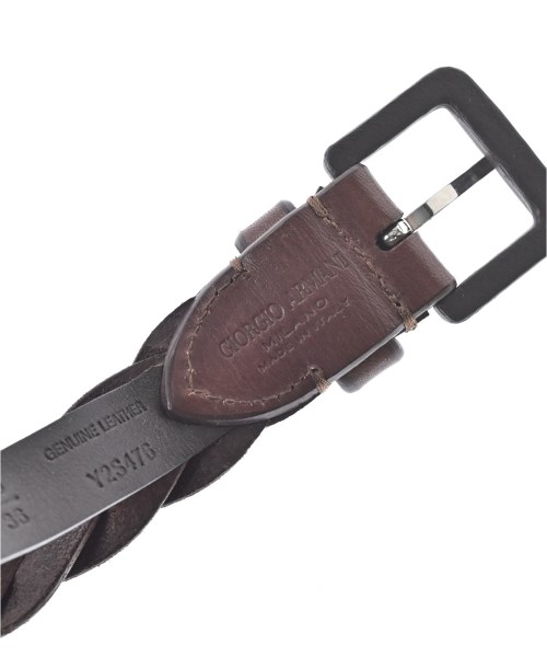 GIORGIO ARMANI（ジョルジオアルマーニ）ベルト 茶 サイズ:- メンズ/2200668058308
