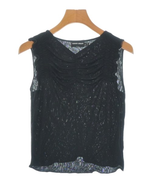 GIORGIO ARMANI(ジョルジオアルマーニ)ブラウス 黒 サイズ:38(S位)/2200674392014