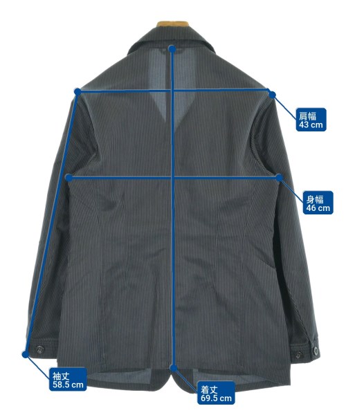 GIORGIO ARMANI（ジョルジオアルマーニ）カジュアルジャケット 紺 サイズ:1(S位) メンズ/2200672819070