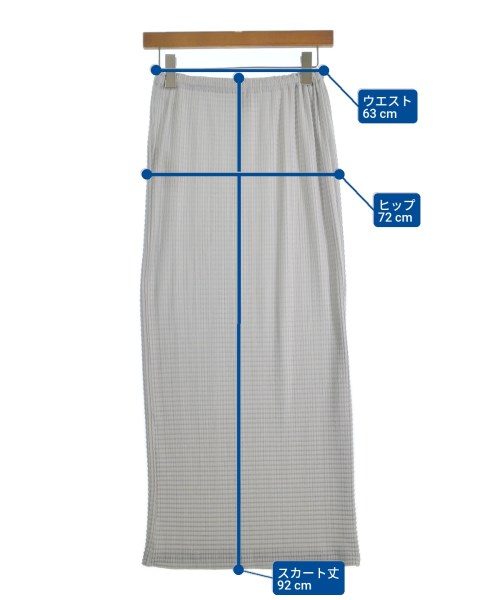 GIORGIO ARMANI（ジョルジオアルマーニ）ロング・マキシ丈スカート グレー サイズ:38(S位) レディース/2200676029031