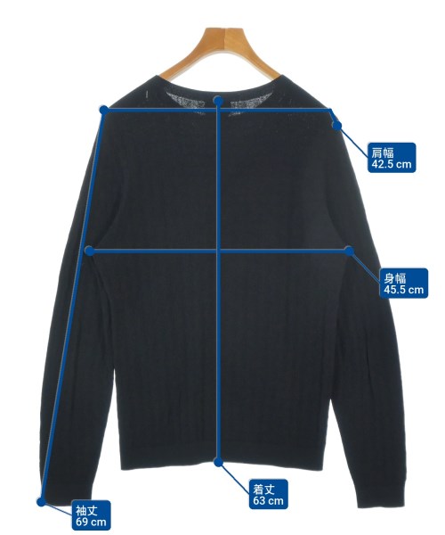 GIORGIO ARMANI（ジョルジオアルマーニ）ニット・セーター 黒 サイズ:46(M位) メンズ/2200674716094