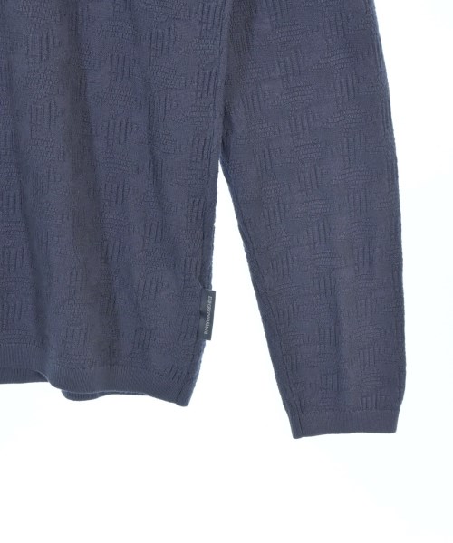 EMPORIO ARMANI（エンポリオアルマーニ）ニット・セーター 青 サイズ:S メンズ/2200674716100