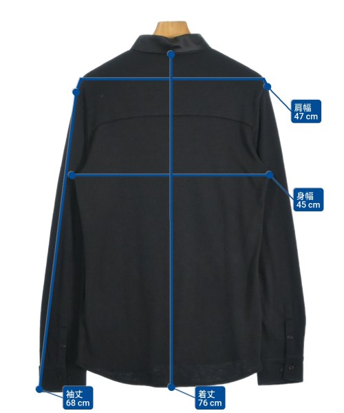 GIORGIO ARMANI（ジョルジオアルマーニ）カジュアルシャツ 黒 サイズ:48(L位) メンズ/2200674112070