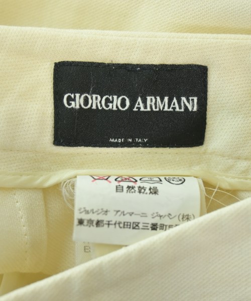 GIORGIO ARMANI（ジョルジオアルマーニ）スラックス 白 サイズ:38(S位) レディース/2200672807879
