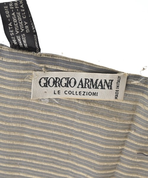 GIORGIO ARMANI（ジョルジオアルマーニ）ストール グレー サイズ:- メンズ/2200681107182