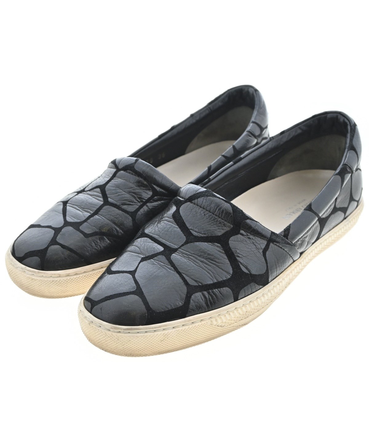 GIORGIO ARMANI（ジョルジオアルマーニ）スニーカー 黒 サイズ:EU36 