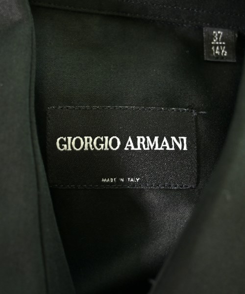 GIORGIO ARMANI（ジョルジオアルマーニ）カジュアルシャツ 黒 サイズ:37(XS位) メンズ/2200678004067