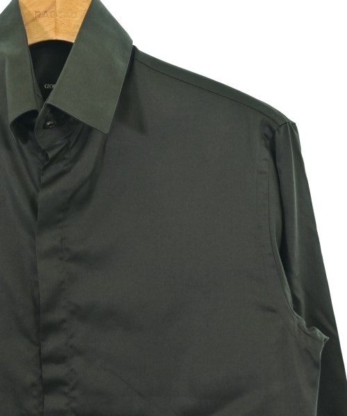 GIORGIO ARMANI（ジョルジオアルマーニ）カジュアルシャツ 黒 サイズ:37(XS位) メンズ/2200678004067