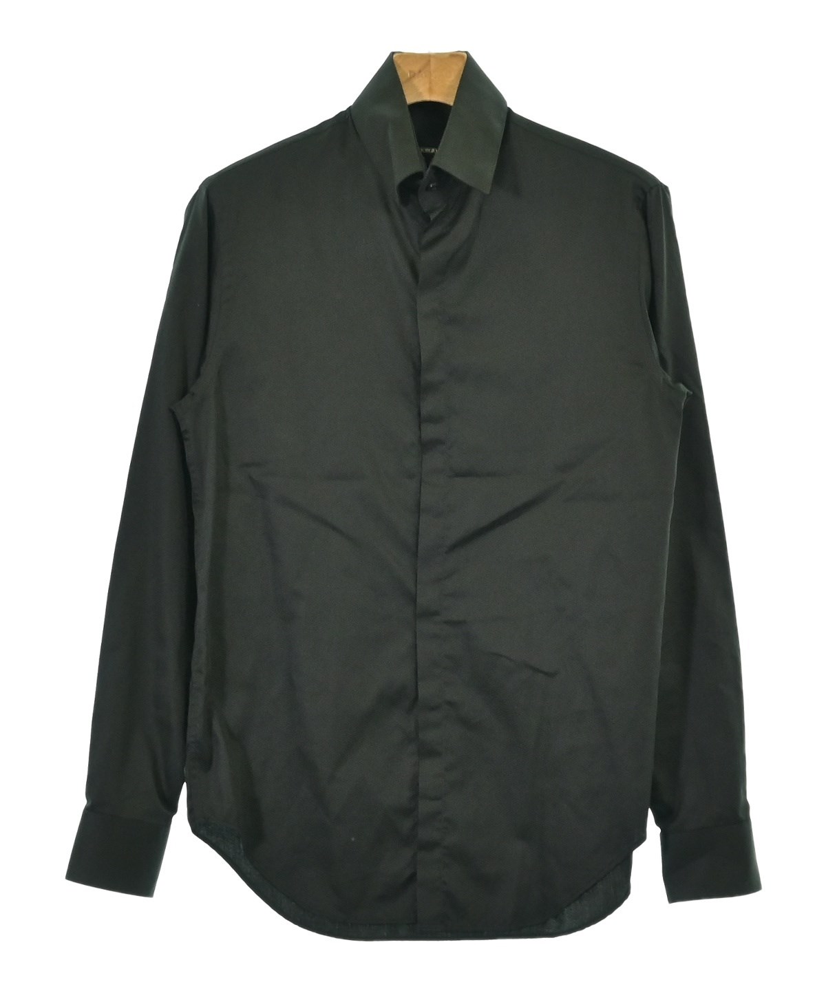 GIORGIO ARMANI ジョルジオアルマーニ カジュアルシャツ M 黒 【古着】【中古】【送料無料】 GIORGIO ARMANI（ジョルジオアルマーニ）カジュアルシャツ 黒 サイズ