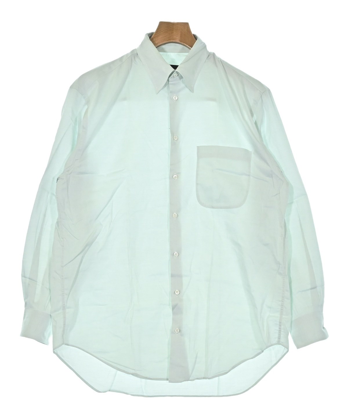 GIORGIO ARMANI アルマーニ グリーンシャツ 定価10万新品未使用 GIORGIO ARMANI（ジョルジオアルマーニ）ドレスシャツ 緑 サイズ:39(M