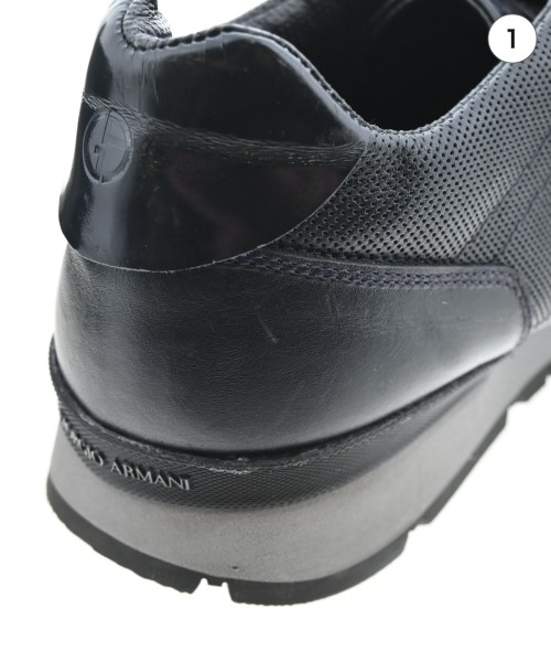 GIORGIO ARMANI（ジョルジオアルマーニ）スニーカー 紺 サイズ:7(26cm位) メンズ/2200695740795