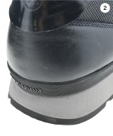 GIORGIO ARMANI（ジョルジオアルマーニ）スニーカー 紺 サイズ:7(26cm位) メンズ/2200695740795