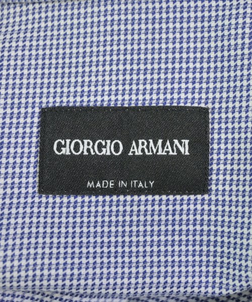 GIORGIO ARMANI（ジョルジオアルマーニ）カジュアルシャツ 青 サイズ:40(L位) メンズ/2200690753066