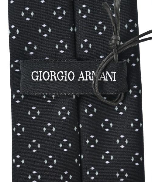 GIORGIO ARMANI（ジョルジオアルマーニ）ネクタイ 黒 サイズ:- メンズ/2200690753530