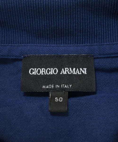 GIORGIO ARMANI（ジョルジオアルマーニ）ポロシャツ 紺 サイズ:50(XL位) メンズ/2200697385055